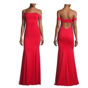 Jaygodfrey Dresses | Jay Godfrey Biles Off-The-Shoulder Mermaid Gown in Red